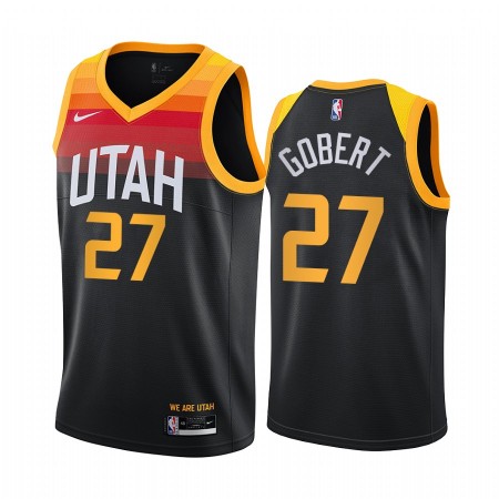 Maglia NBA Utah Jazz Rudy Gobert 27 2020-21 City Edition Swingman - Uomo